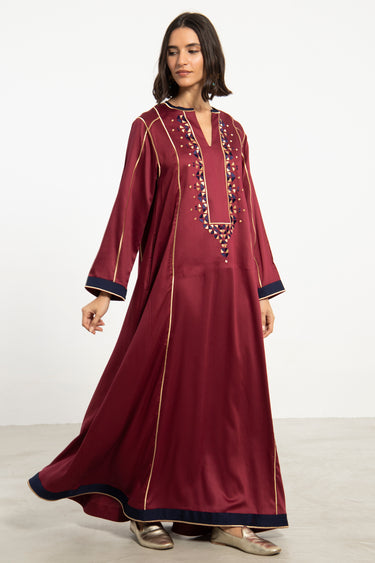 Amani Cotton Jacquard Dress