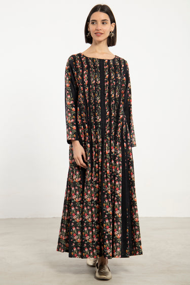 Lea Cotton Black Dress