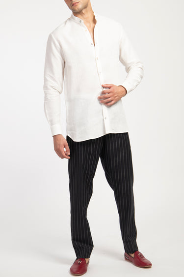 Philippe Linen White Shirt