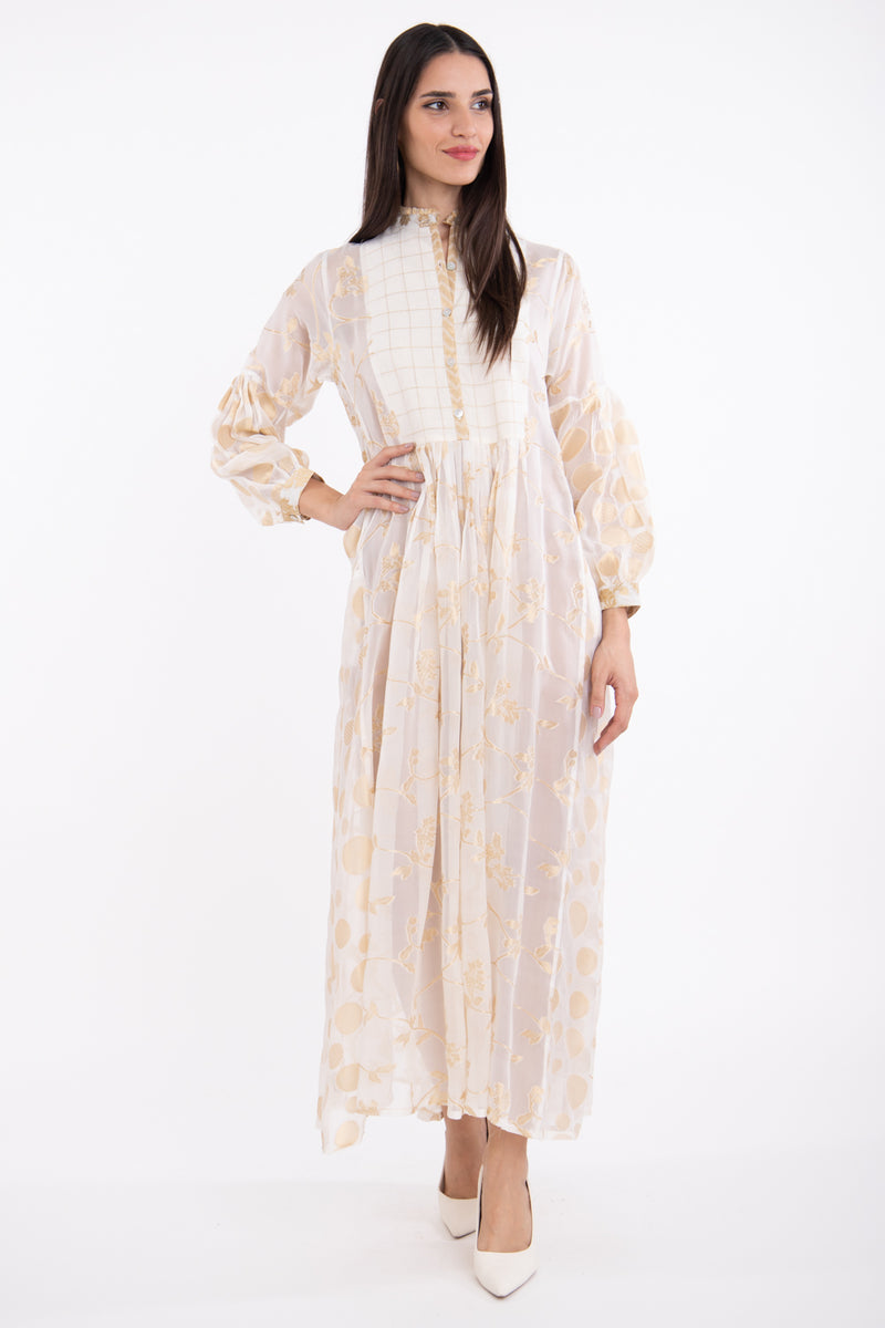 Katia Cotton Silk Patterns Dress