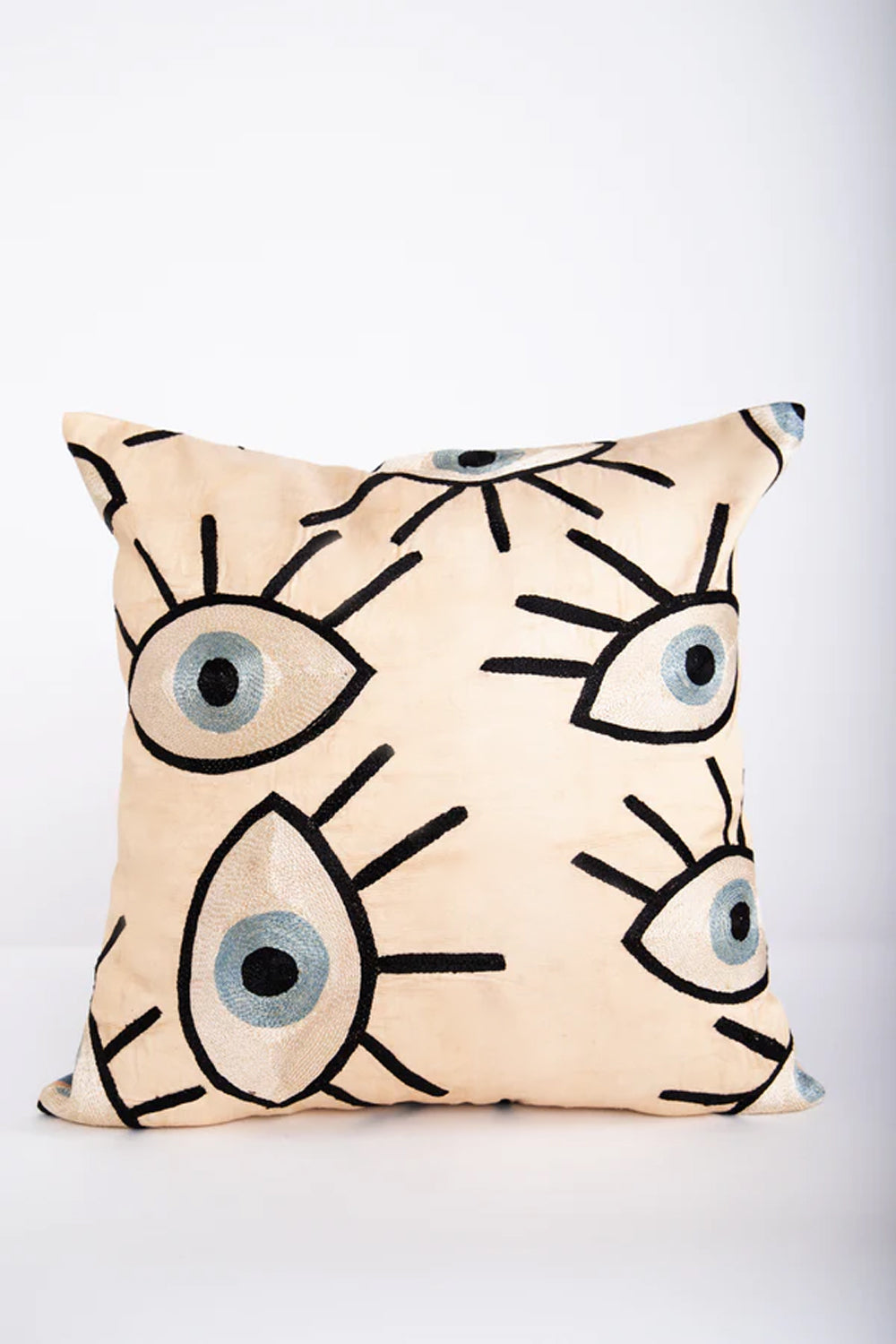 Eye Embroidered Cushion