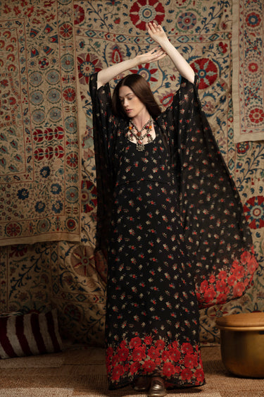 Deli Printed Silk Dress