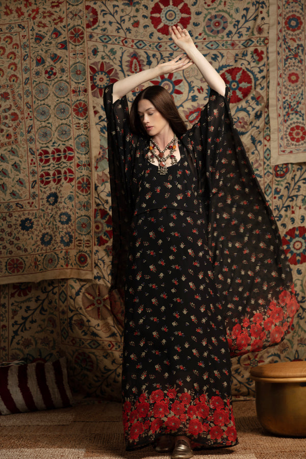 Deli Printed Silk Dress