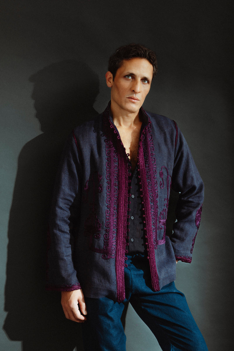 Kawas Jacquard Embroidered Jacket