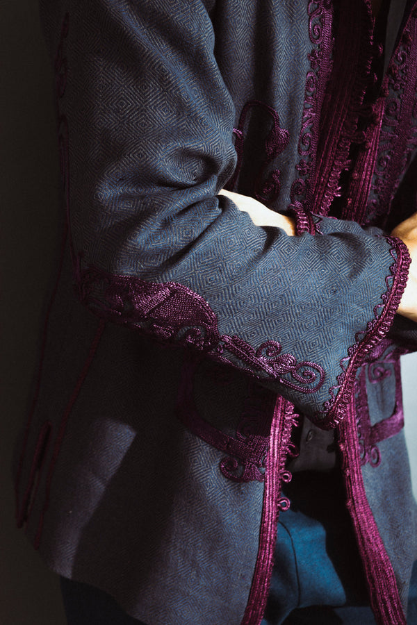 Kawas Jacquard Embroidered Jacket