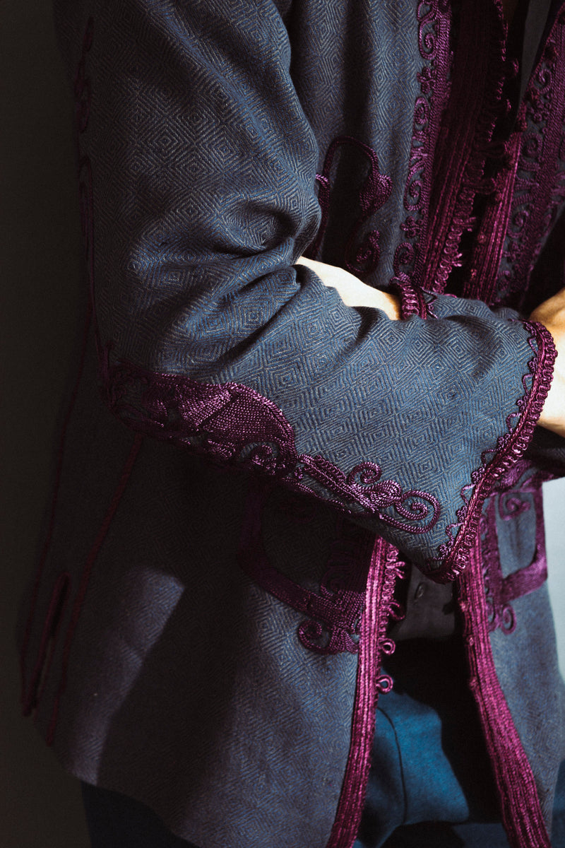 Kawas Jacquard Embroidered Jacket