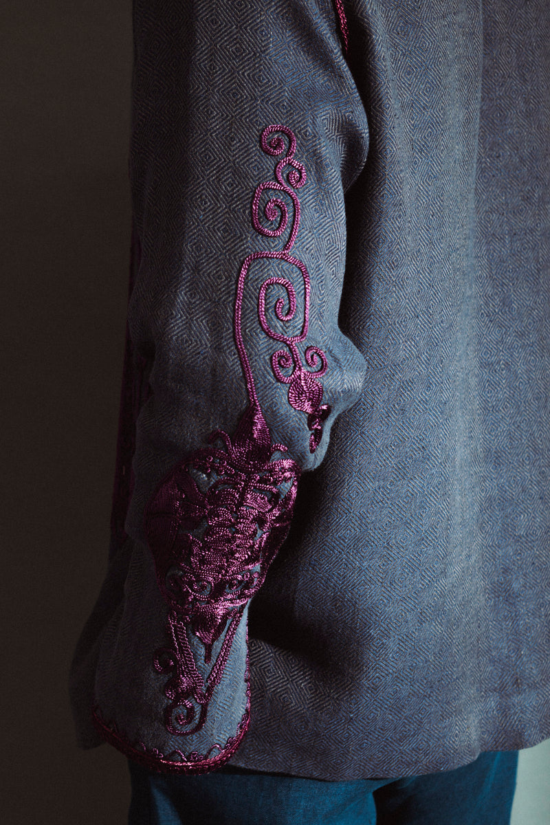 Kawas Jacquard Embroidered Jacket