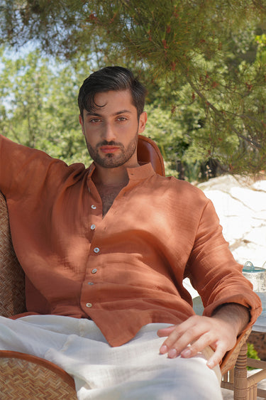 Jomaa Handwoven Cotton Gauze Shirt