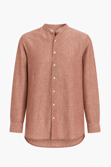 Philippe Linen Dusty Rose Shirt
