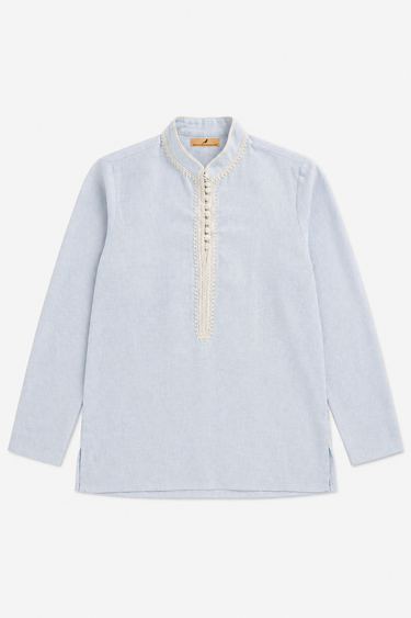 Jawad Linen Light Blue Shirt
