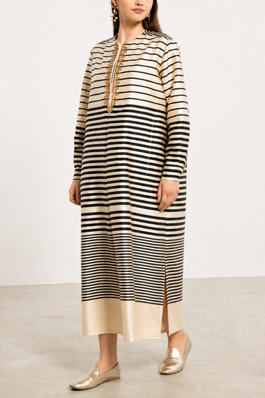 Wahab Silk Ivory Jellaba