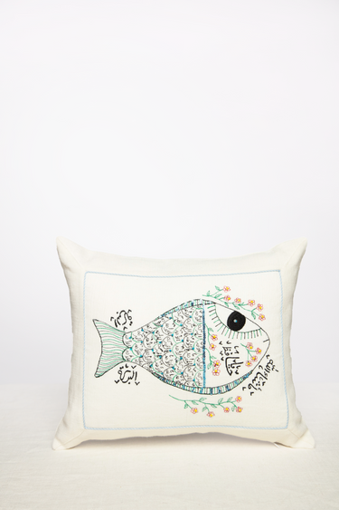 Fish Large Motif Cushion