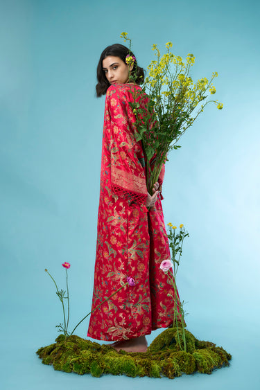 One-Of-a-Kind Rawda Silk Pink Dress