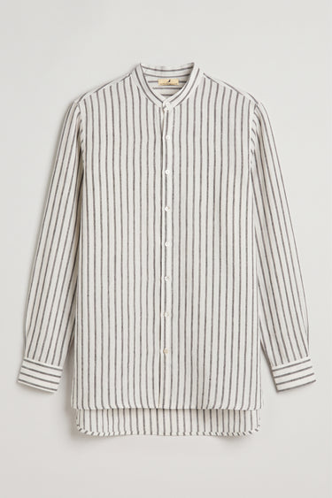 Philippe Linen Black & White Shirt