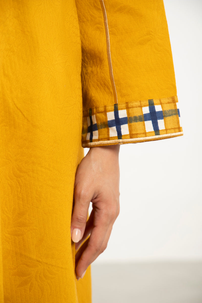 Amani Cotton Jacquard Dress