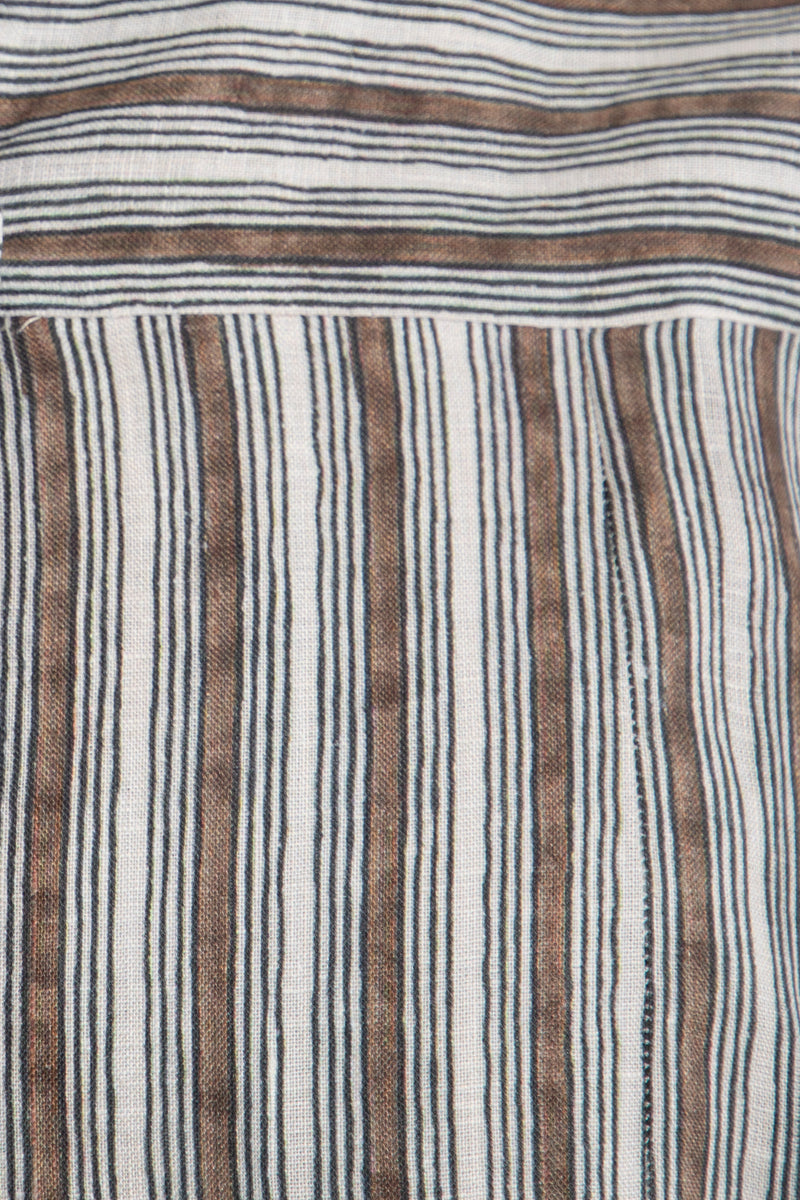 Rawaa Soft Linen Striped Jacket