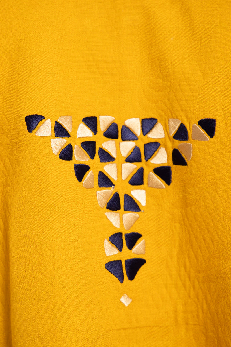 Amani Cotton Jacquard Dress