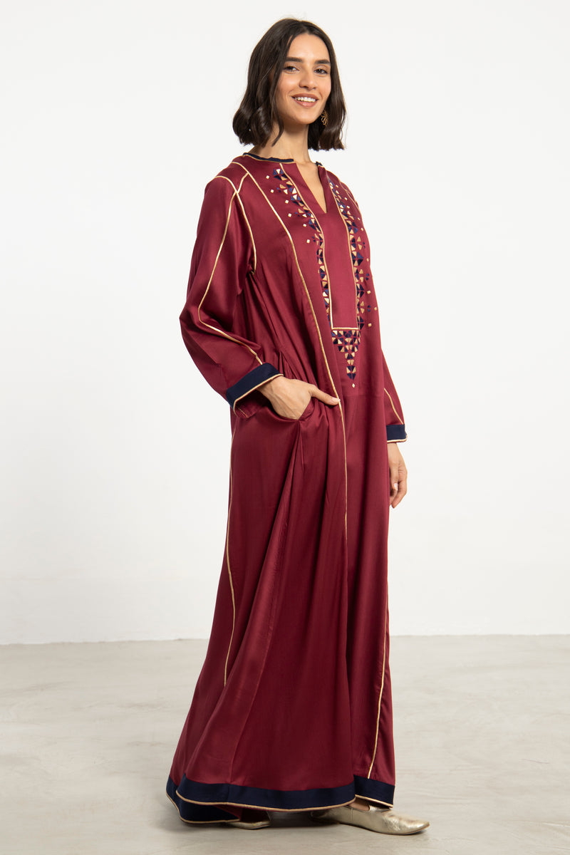 Amani Cotton Jacquard Dress