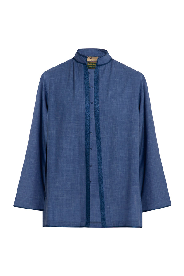 Frank Summer Wool Blue Jacket