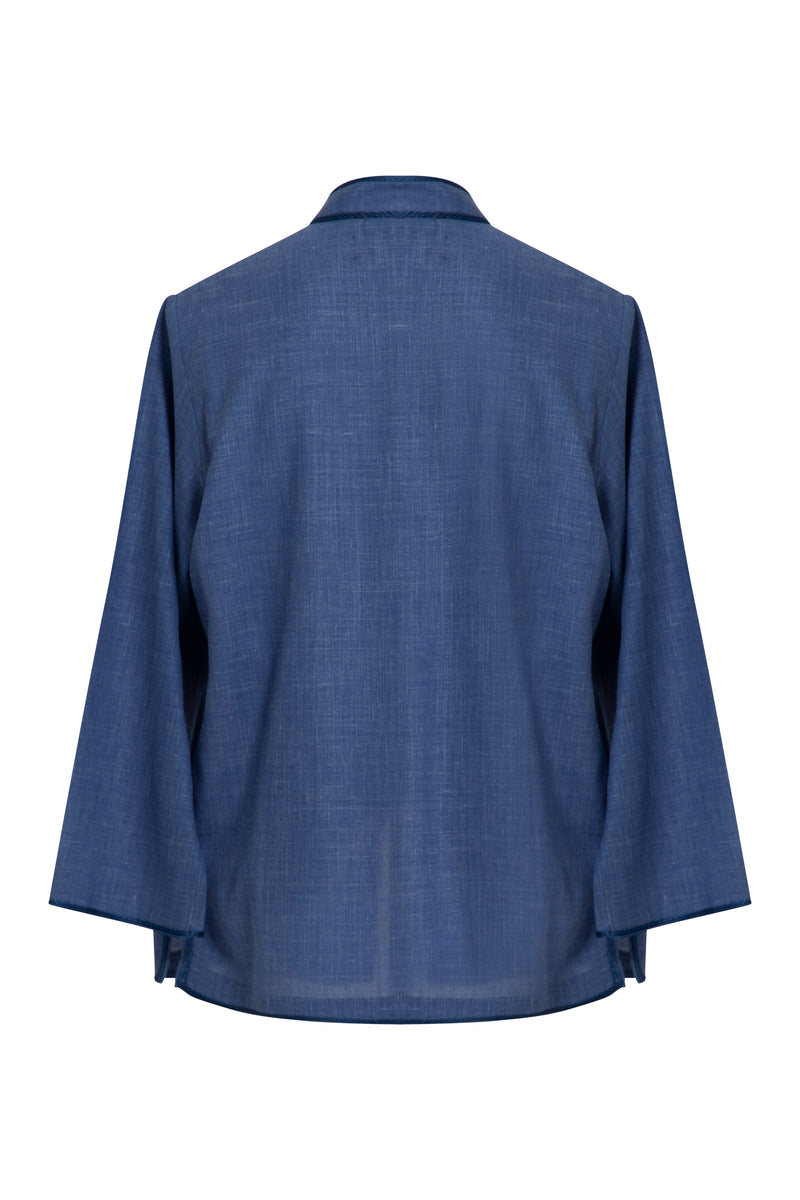 Frank Summer Wool Blue Jacket