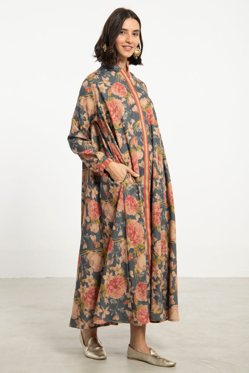Marwa Cotton Floral Dress