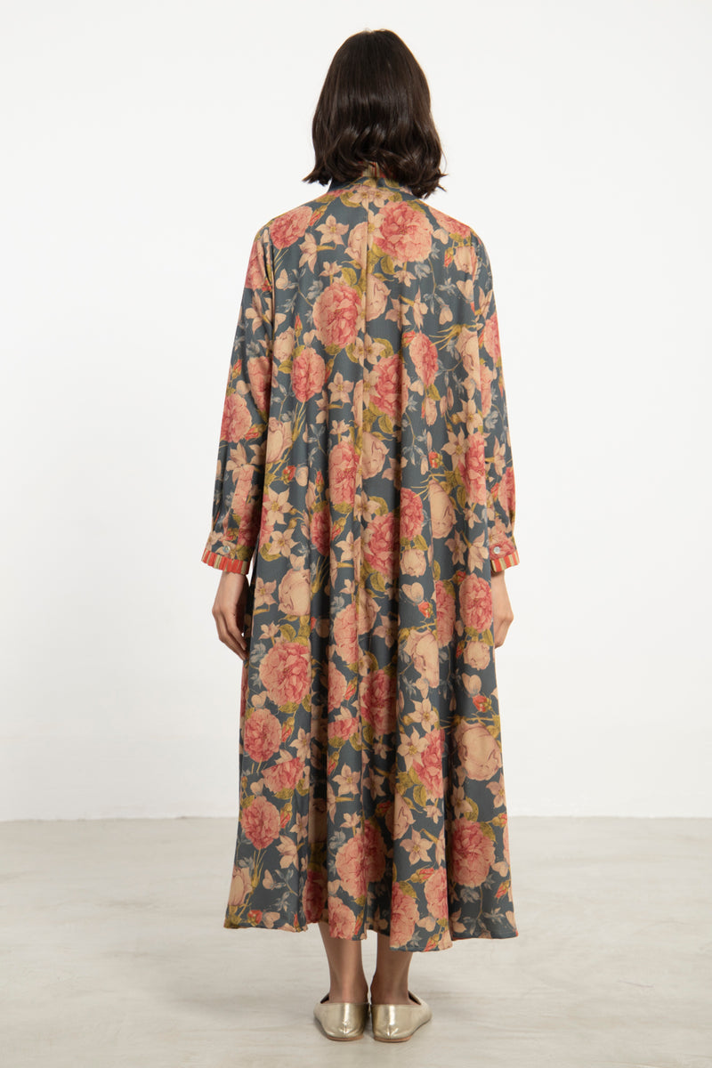 Marwa Cotton Floral Dress