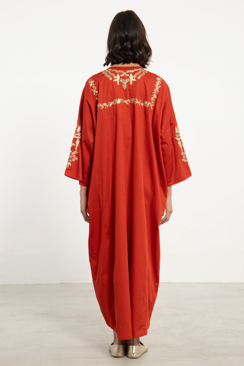 Nayyara Cotton Embroidered Dress