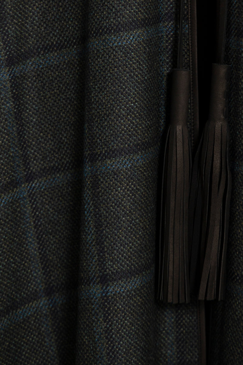 Cashmere Grey Check Abaya