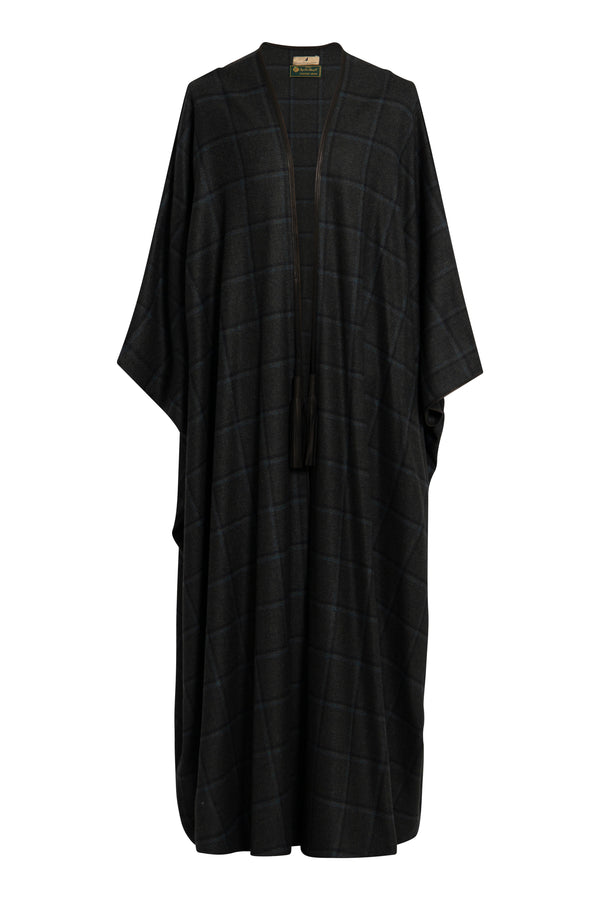 Cashmere Grey Check Abaya
