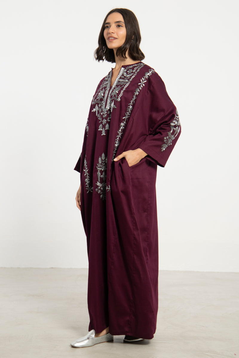 Nayyara Cotton Embroidered Dress