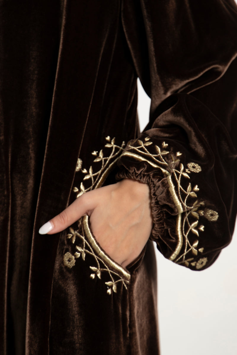 Hayat Velvet Kaftan