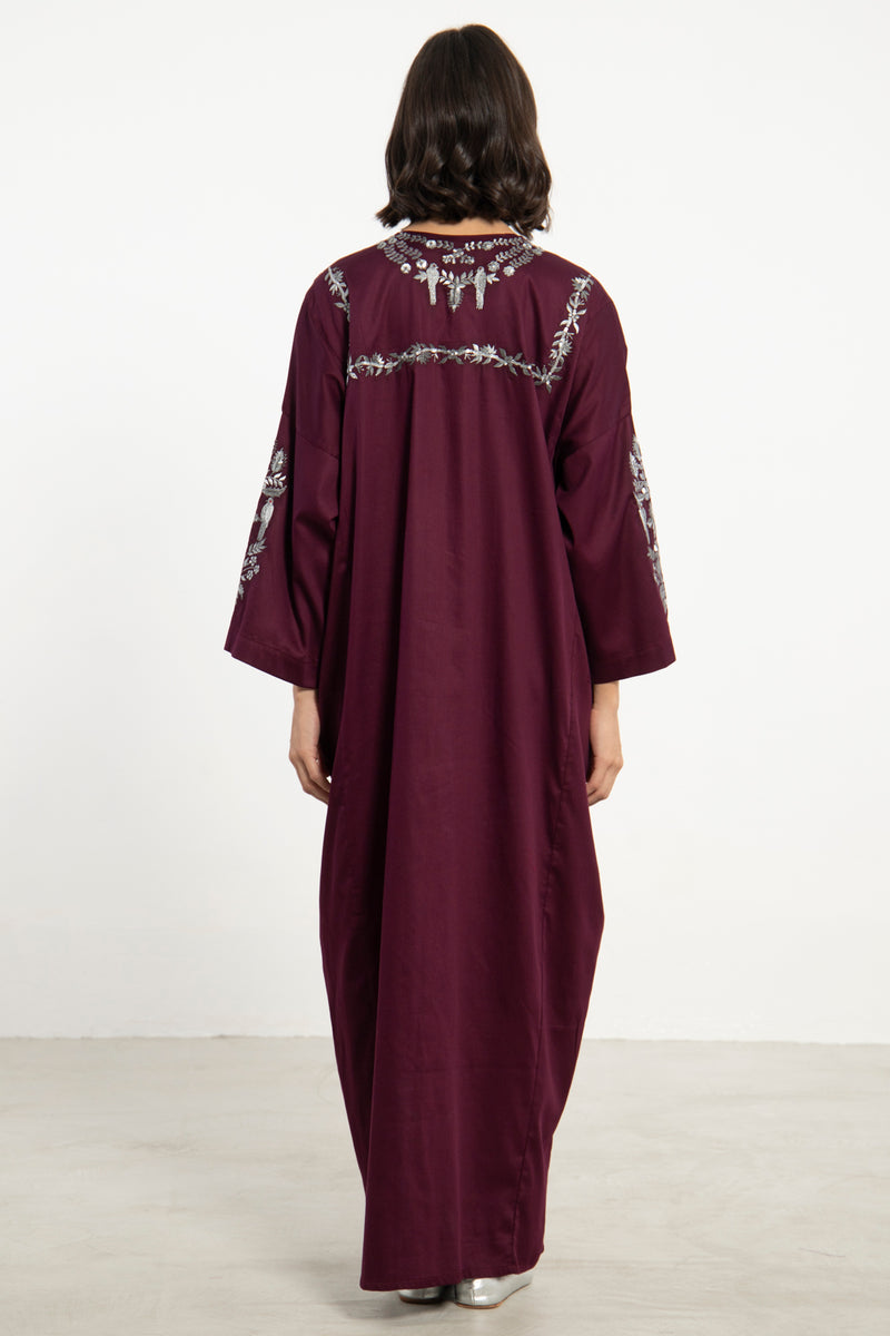 Nayyara Cotton Embroidered Dress