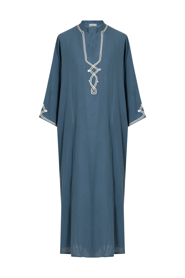 Jerusalem Cotton Blue Jellaba