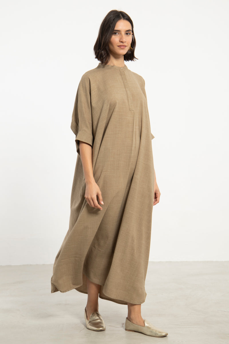 Helen Dress Wool, Silk & Linen Dress