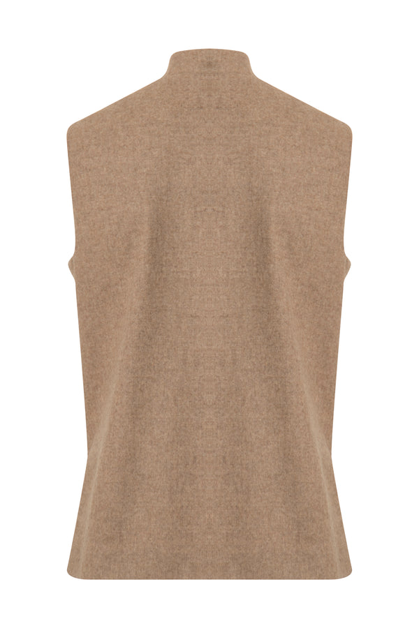 Hassan Wool Beige Gilet