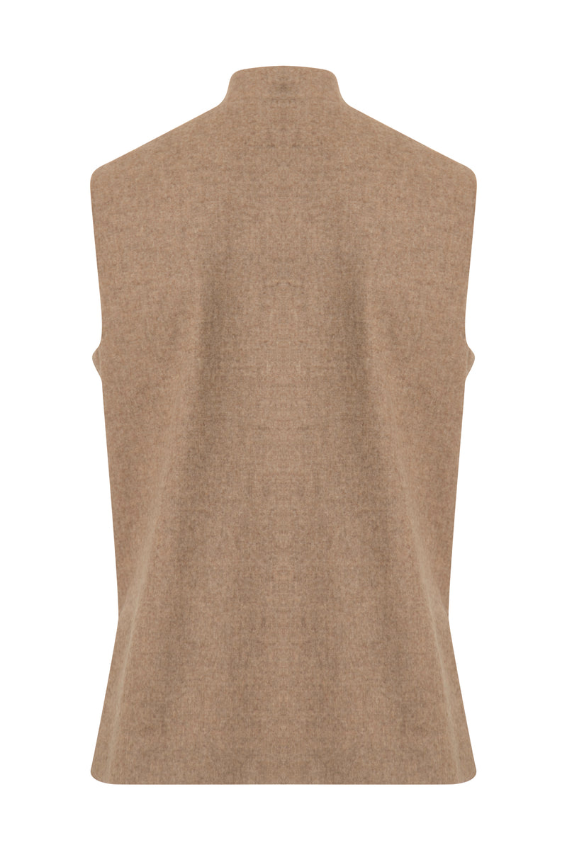 Hassan Wool Beige Gilet