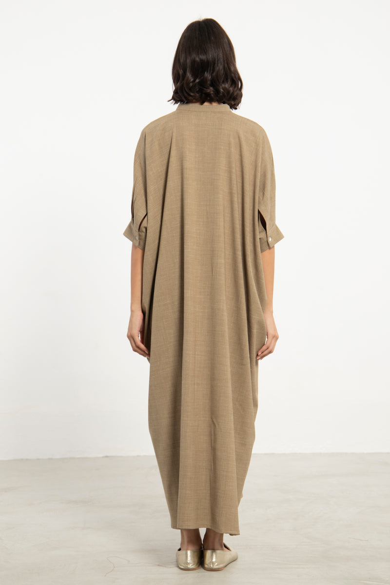 Helen Dress Wool, Silk & Linen Dress