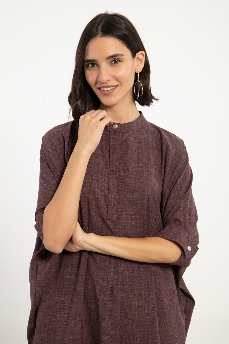 Helen Dress Wool, Silk & Linen Dress