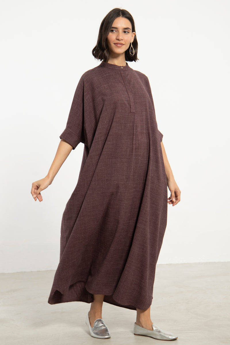 Helen Dress Wool, Silk & Linen Dress