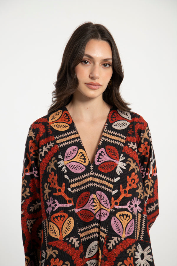 Joumana Cotton Ottoman Dress