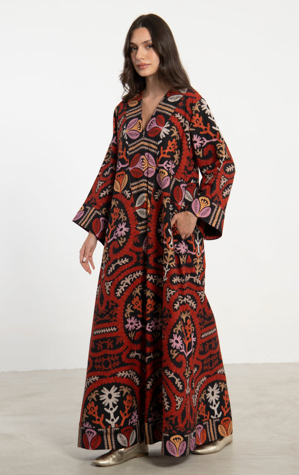 Joumana Cotton Ottoman Dress