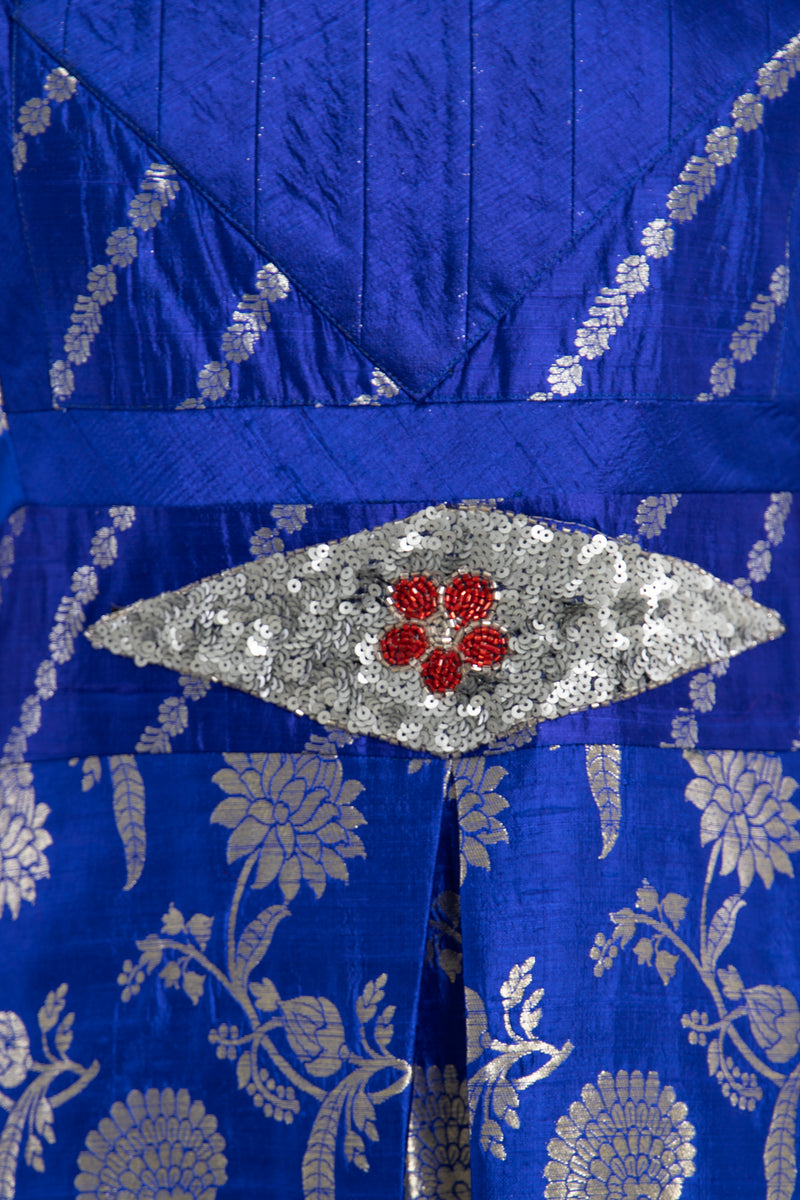 Rayssa Silk Sequins Embroidered Dress