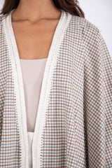 Loro Piana Wool Checks Poncho