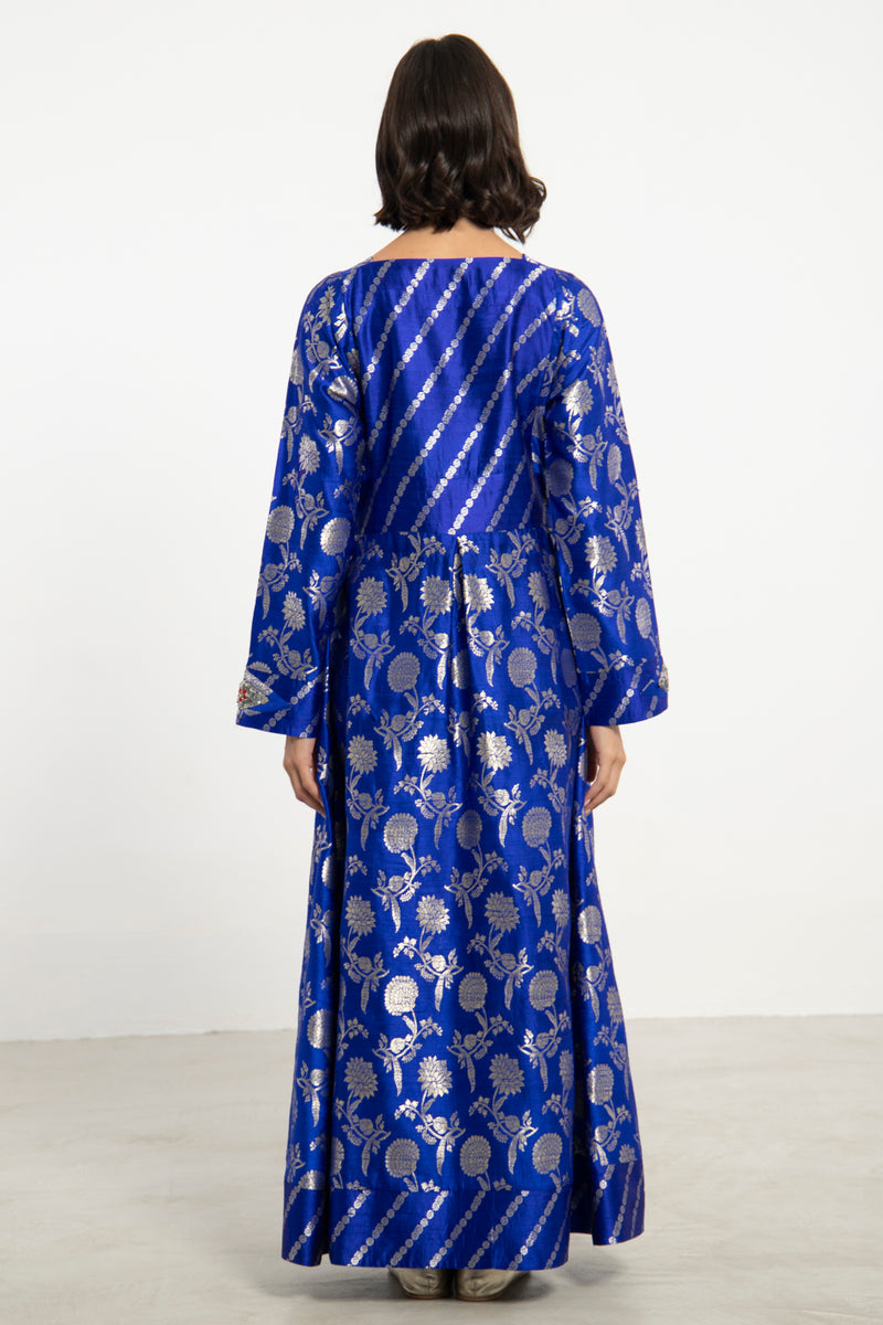 Rayssa Silk Sequins Embroidered Dress
