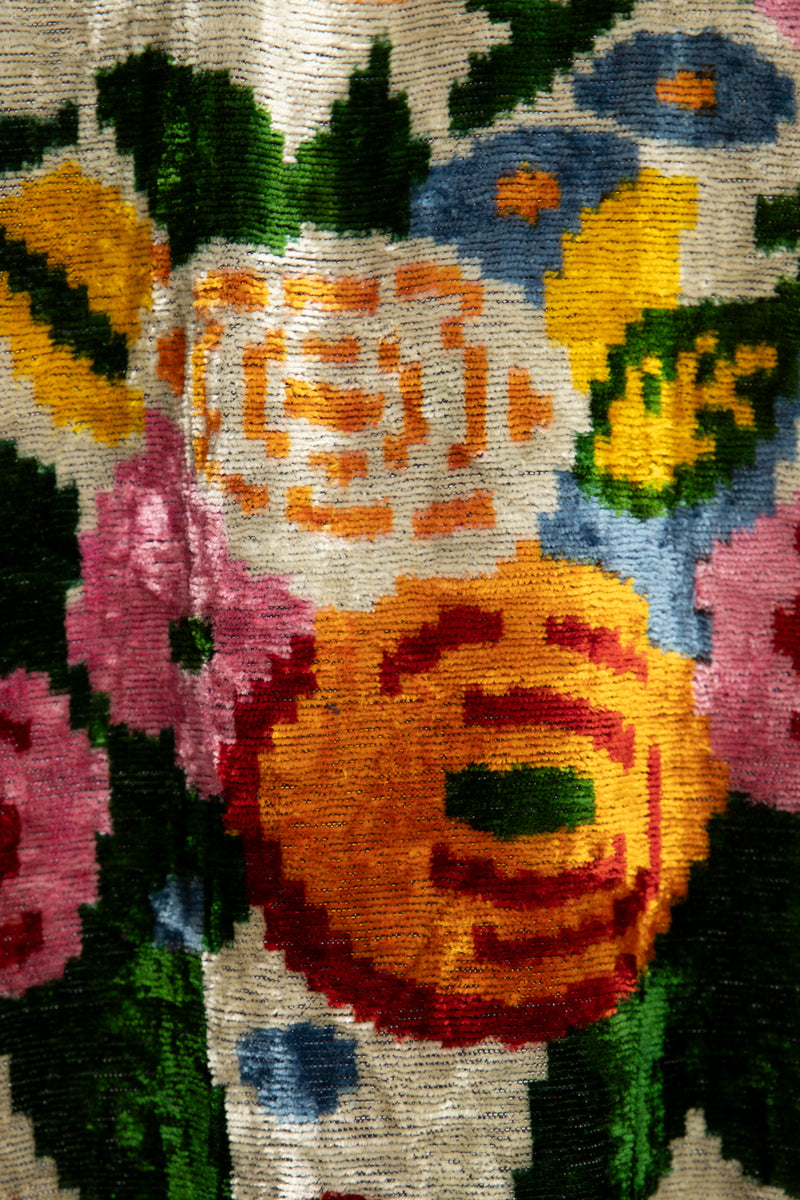 Kim Velvet Floral Abaya