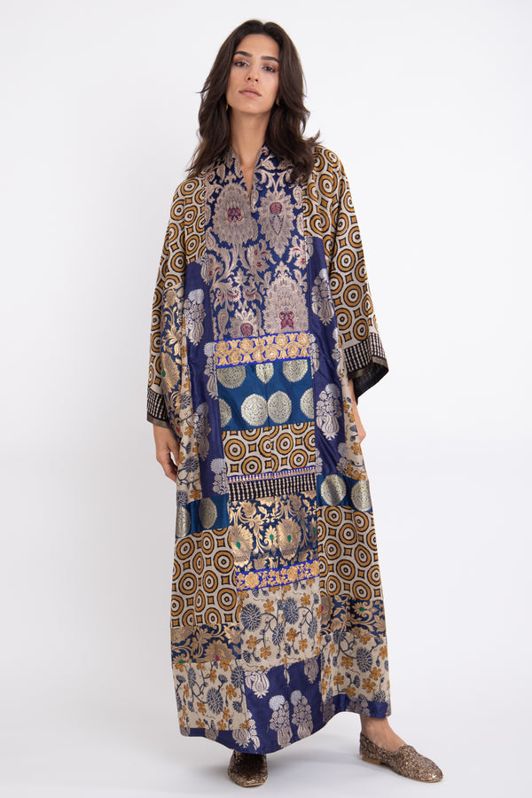 Chouf Cotton & Silk Earth Dress