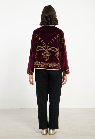 Ottoman Velvet Embroidered Jacket