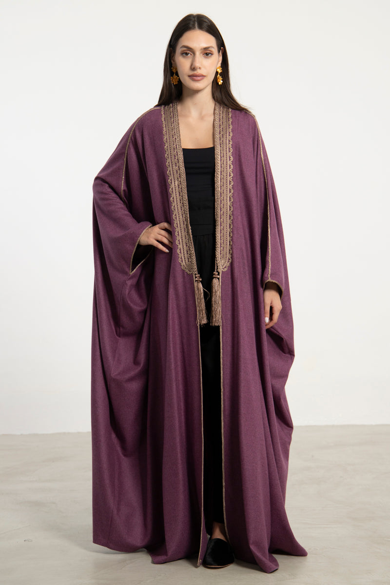 Cashmere Purple Abaya