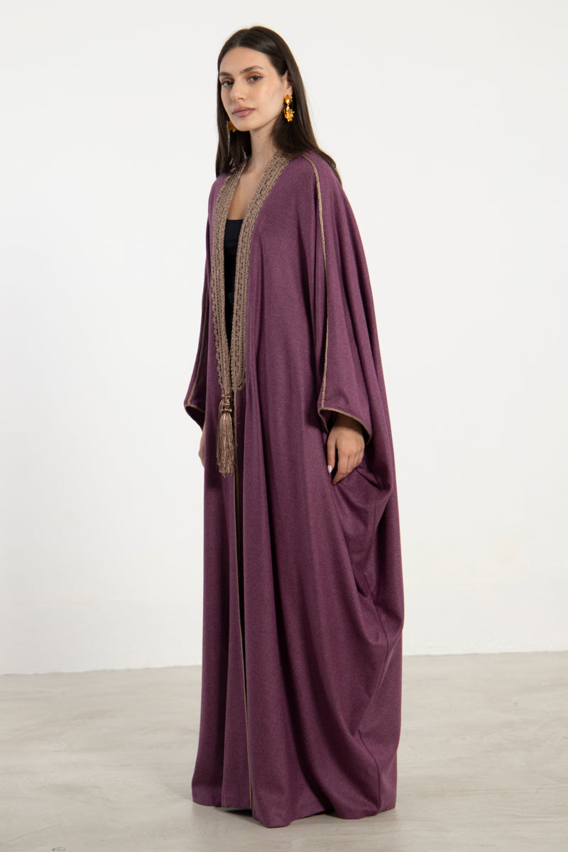 Cashmere Purple Abaya