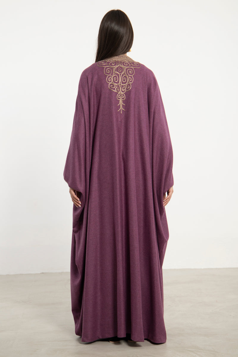 Cashmere Purple Abaya